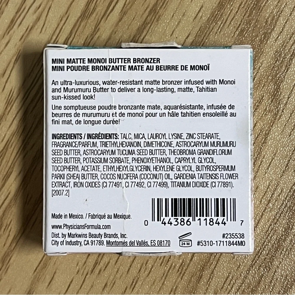Physicians Formula Mini Monoi Matte Butter Bronzer Set of 4 NEW - Picture 3 of 3